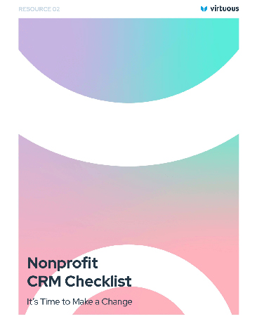 Virtuous Nonprofit CRM Checklist